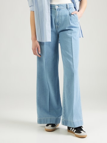 7 for all mankindWide Leg/ Široke nogavice Traperice 'Hana' - plava boja: prednji dio