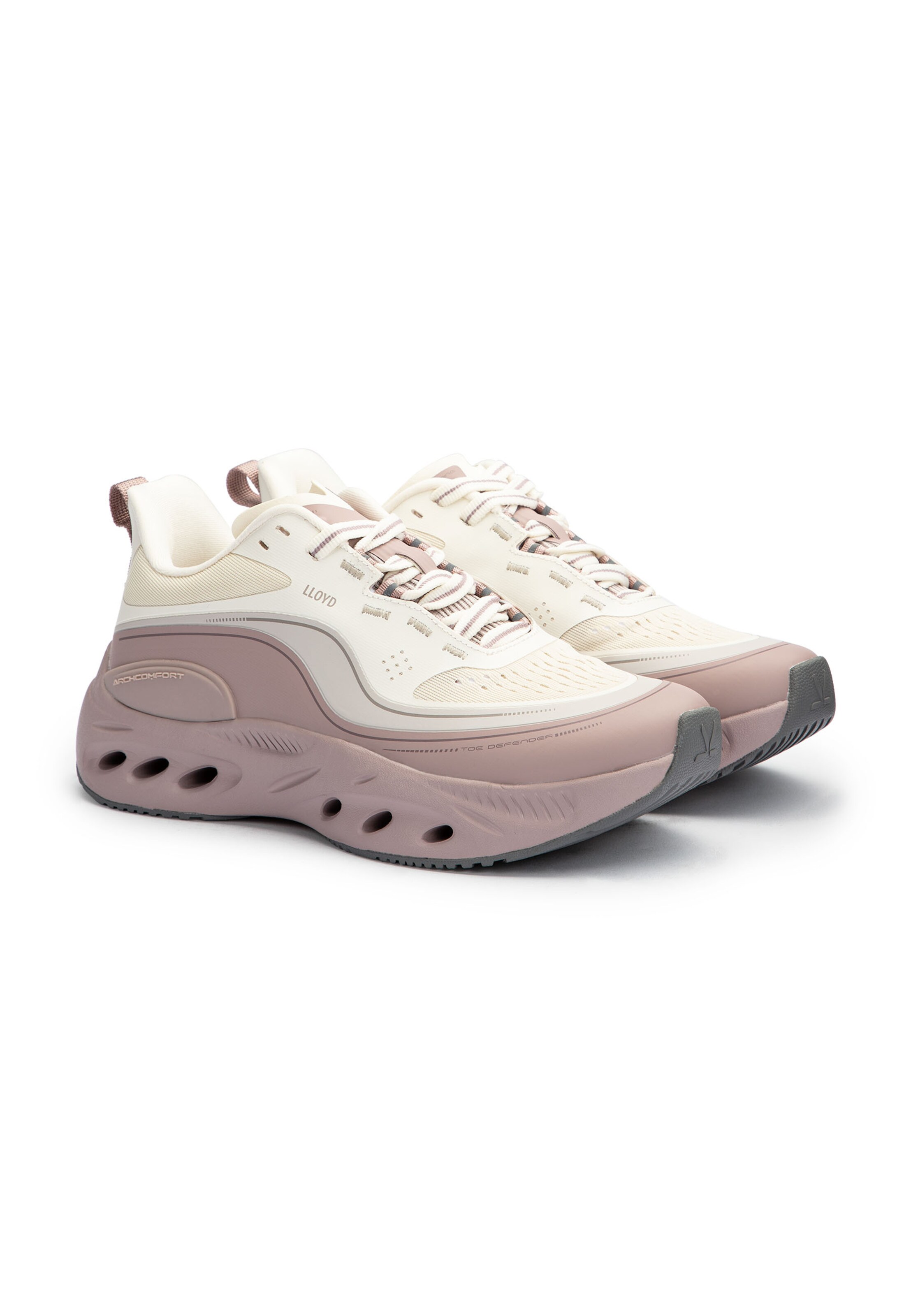 Baskets basses 'DASH X' LLOYD en blanc