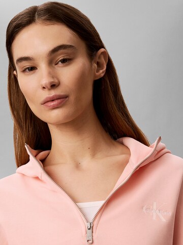 Sweat-shirt Calvin Klein Jeans en orange