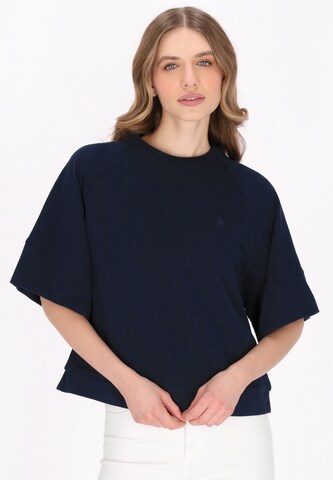 DreiMaster Maritim Sweatshirt in Blauw: voorkant