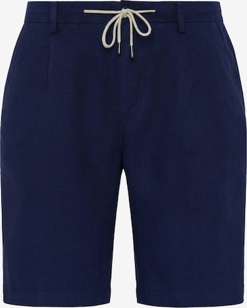 Coupe slim Pantalon Boggi Milano en bleu : devant