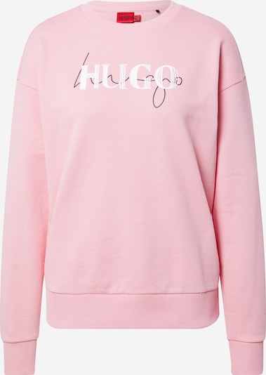 HUGO Sweatshirt 'Nakira' in hellpink / schwarz / weiß, Produktansicht