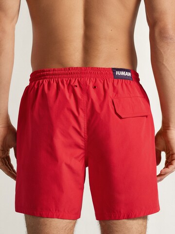 IUMAN Intimissimi Swim Trunks in Red