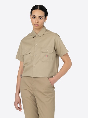 DICKIES - Blusa em bege: frente