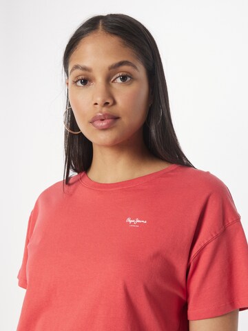 Pepe Jeans T-shirt 'WIMANI' i röd