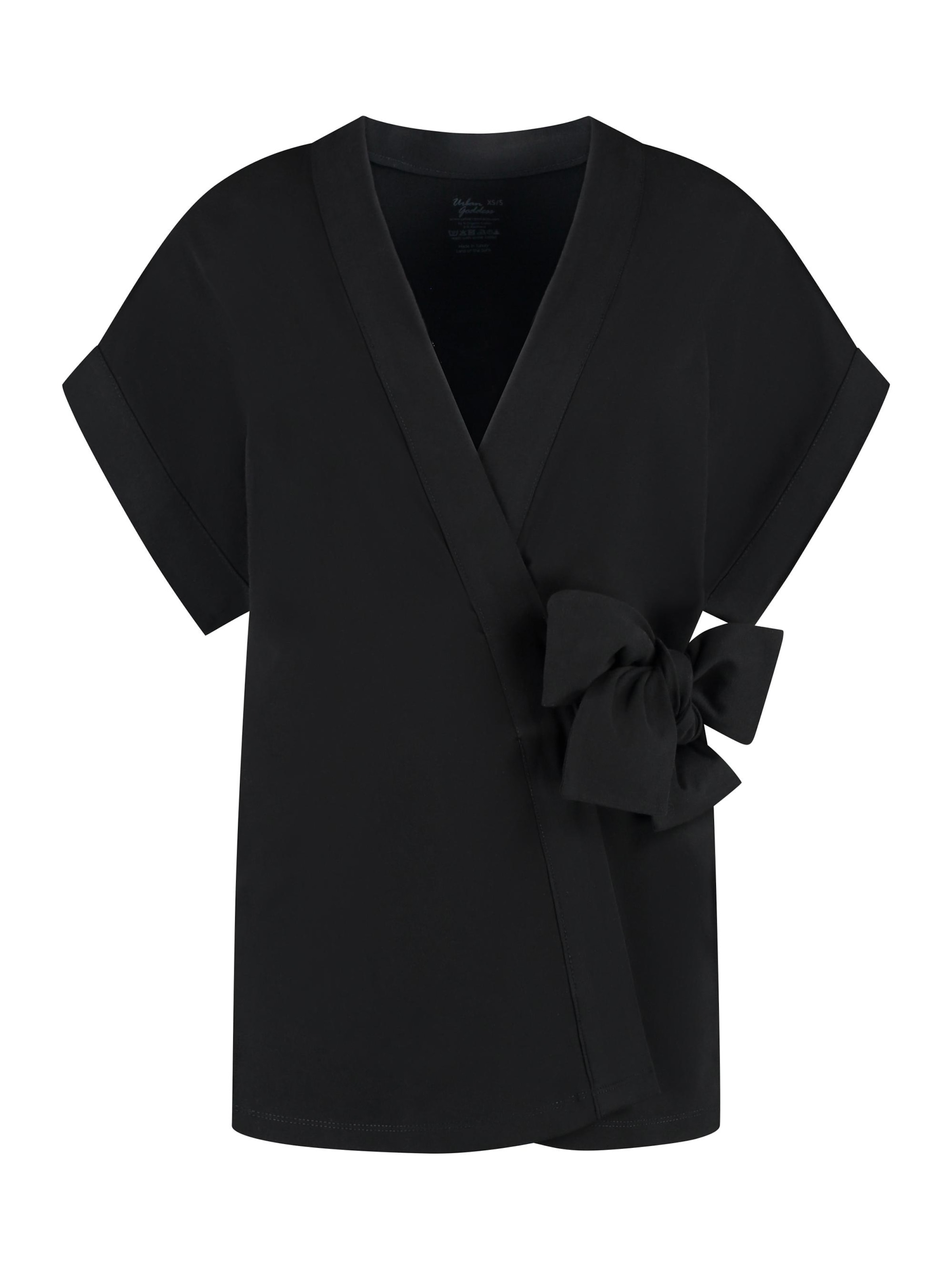 Urban Goddess Yoga & Activewear Sporttop 'Yumea Yoga & Pilates'‌‌‌‌‌‌ in Schwarz: Vorderseite