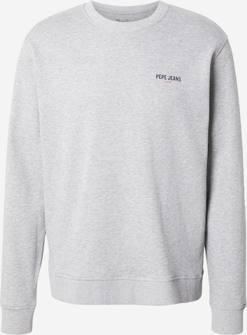 Pepe Jeans Суичър в сиво: отпред