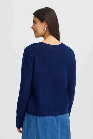 Fransa Knit cardigan 'ELLIS CAR 2' in Blue