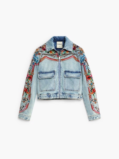 Desigual Přechodná bunda ve velikosti L - modrá / červená, Produkt