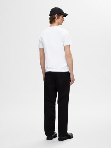 Maglietta 'Roland' di SELECTED HOMME in bianco
