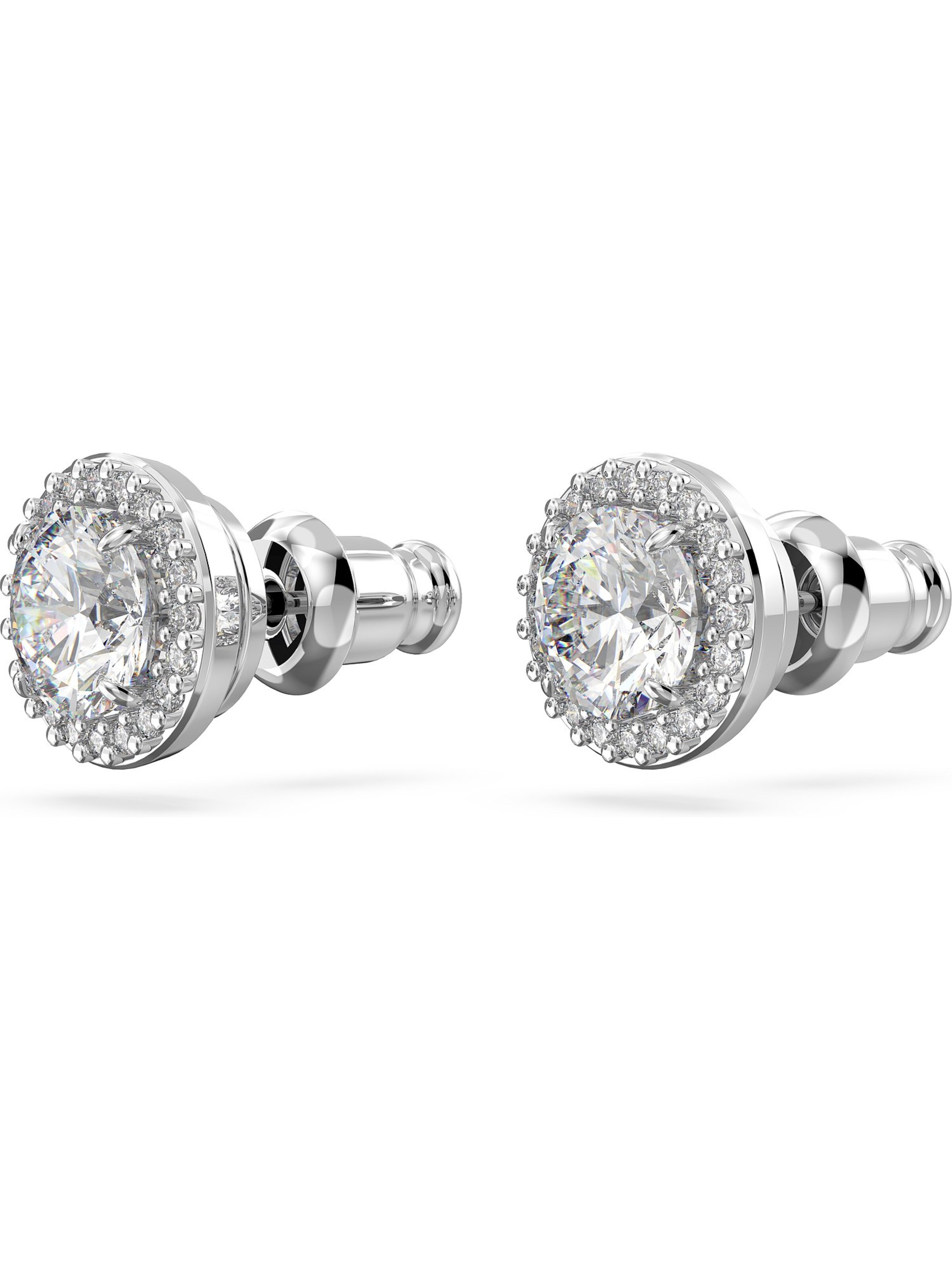 Swarovski Náušnice 'Una' - Strieborná