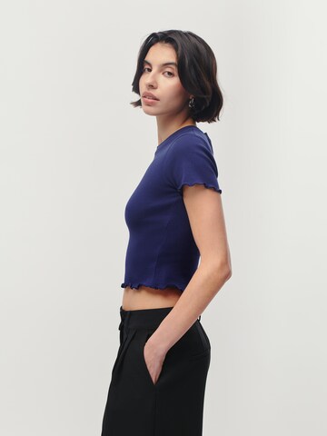 Maglietta 'Teresa' di LeGer by Lena Gercke in blu: lato