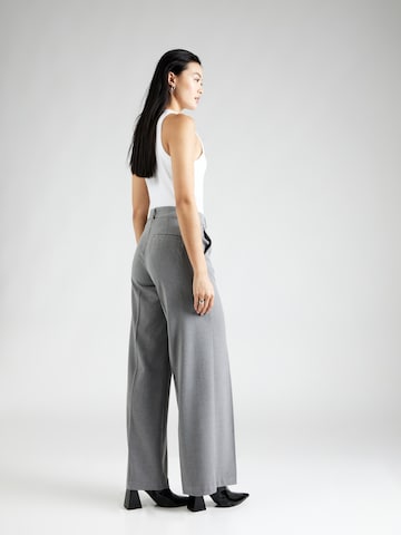 Wide Leg Pantalon à plis GAP en gris