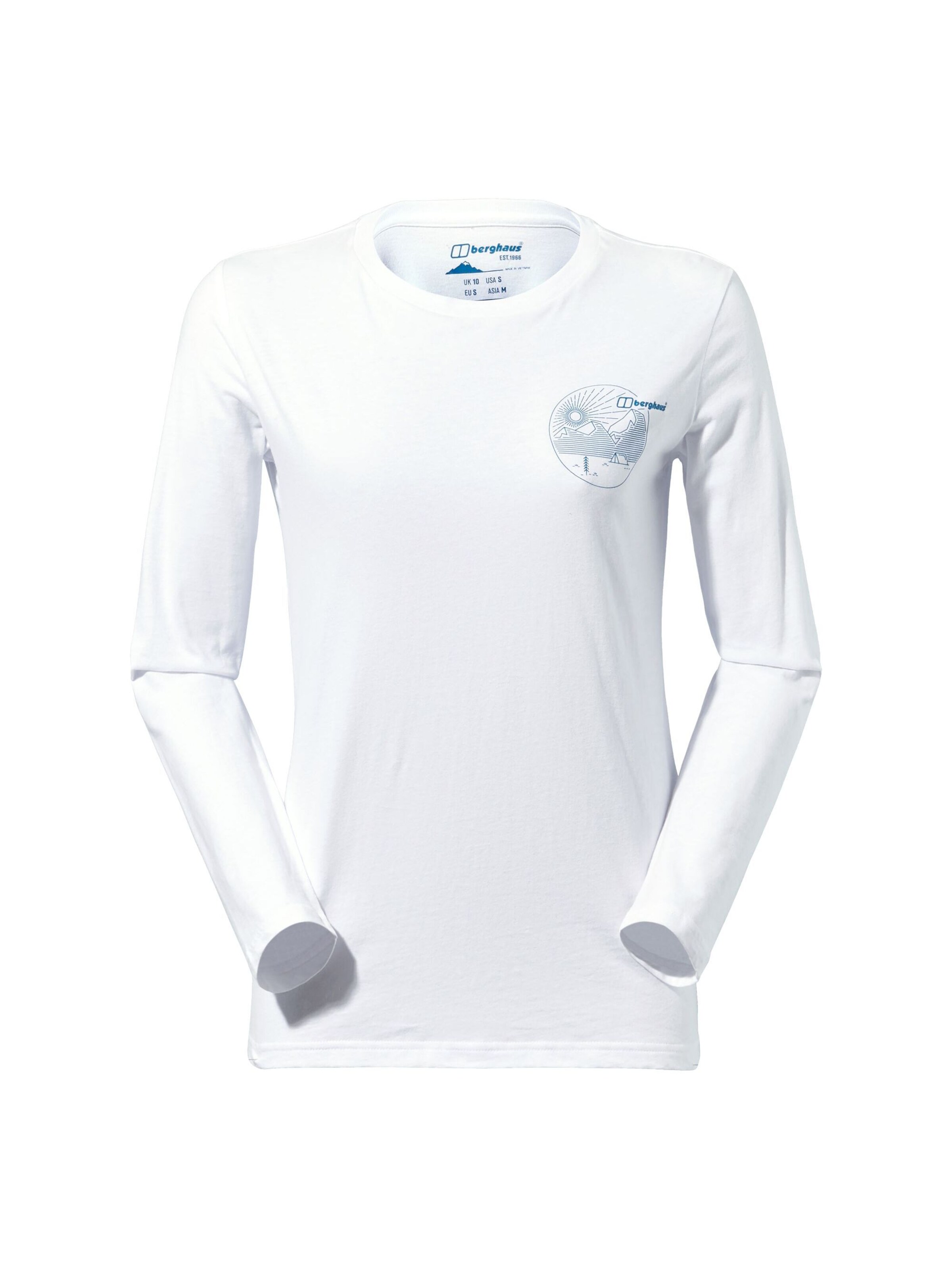 Berghaus Shirt in Weiß: Vorderseite