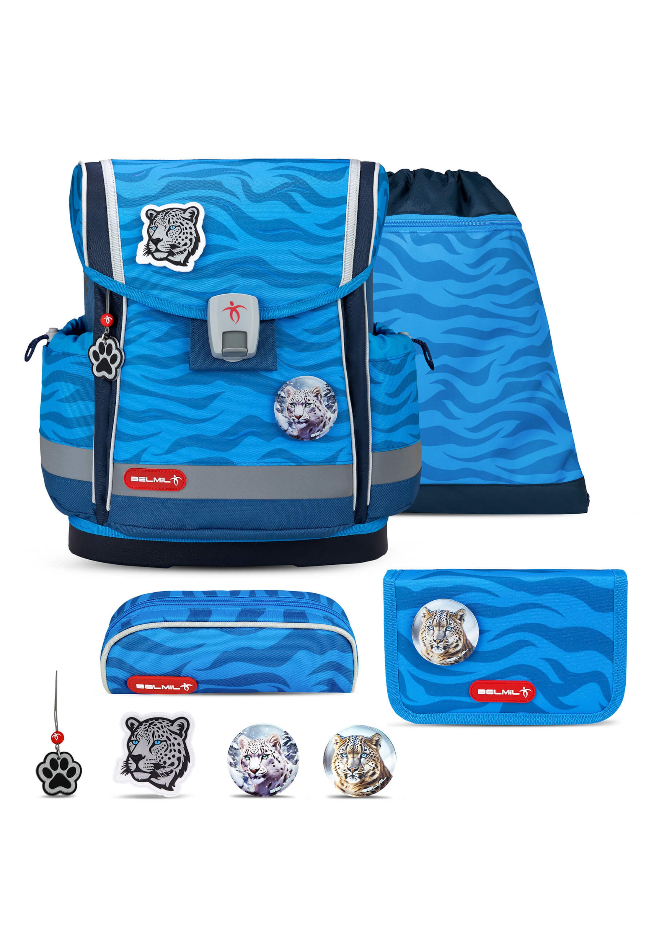 Belmil Backpack in Blue: front