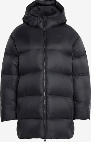 ADIDAS SPORTSWEAR - Casaco deportivo 'Z.N.E.' em preto: frente