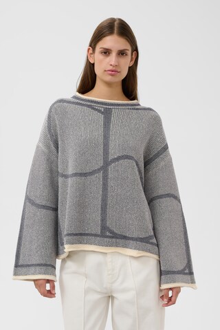 Pull-over 'Rava' SOAKED IN LUXURY en beige : devant