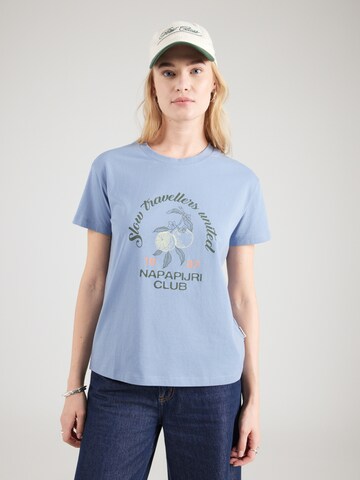 NAPAPIJRI Shirts 'SALMYS' i blå: forside