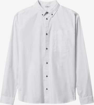 GABBA Overhemd 'Bent Reg Ox' in Wit: voorkant