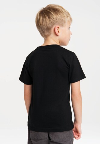 LOGOSHIRT Shirt 'DC Comics - Batman, Always Be Yourself' in Black