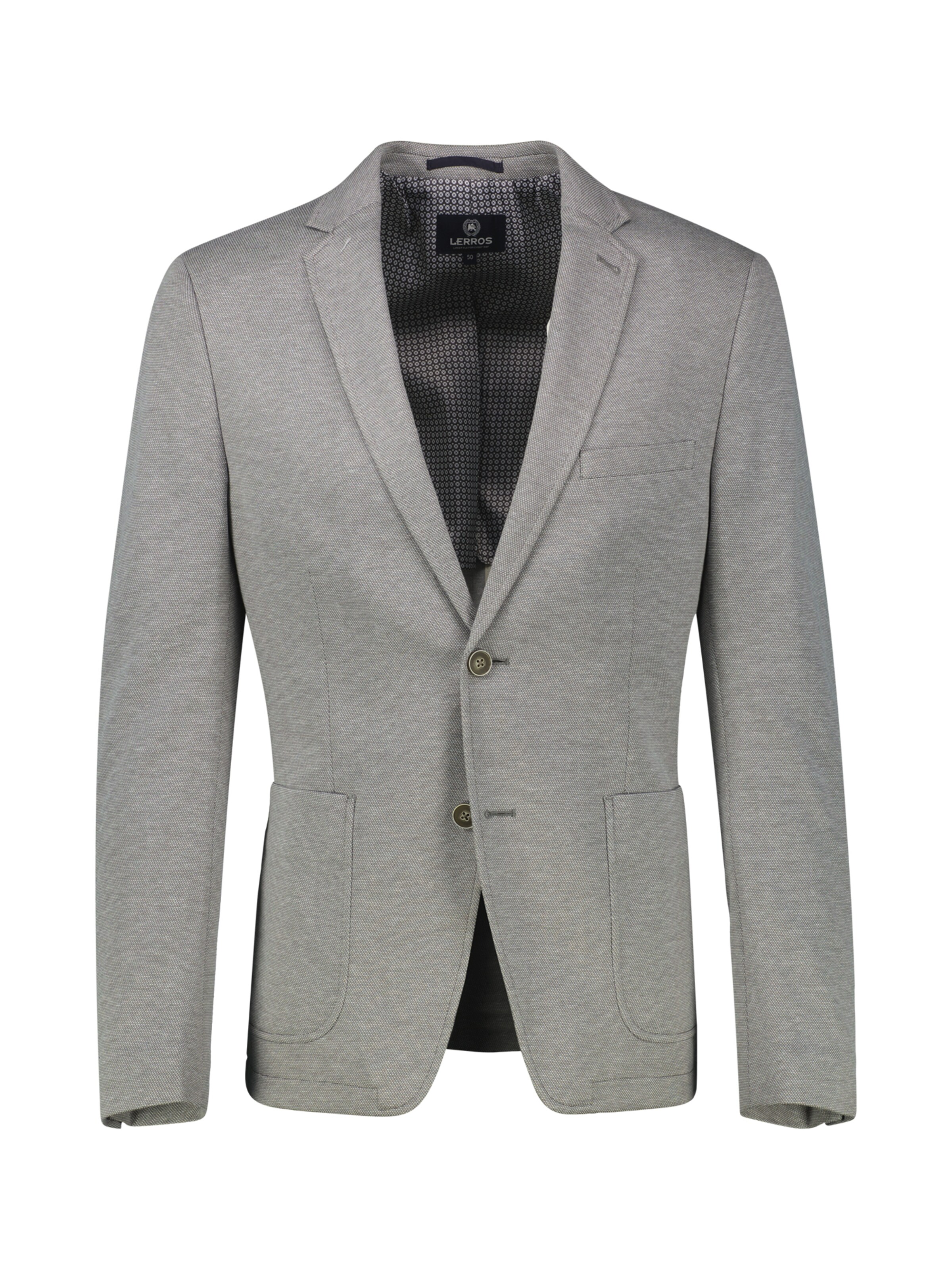 Coupe regular Veste de costume ' ' LERROS en gris : devant