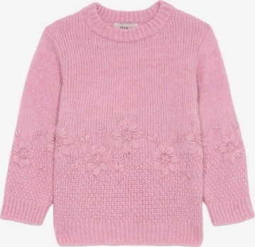 rožinė Only Mini Megztinis 'ONLKMGTANYA': priekis
