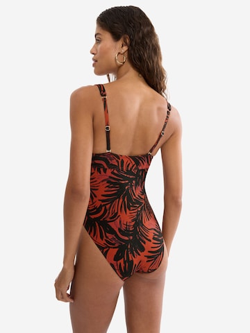 TRIUMPH Badpak ' Red Label Summer Palm ' in Bruin