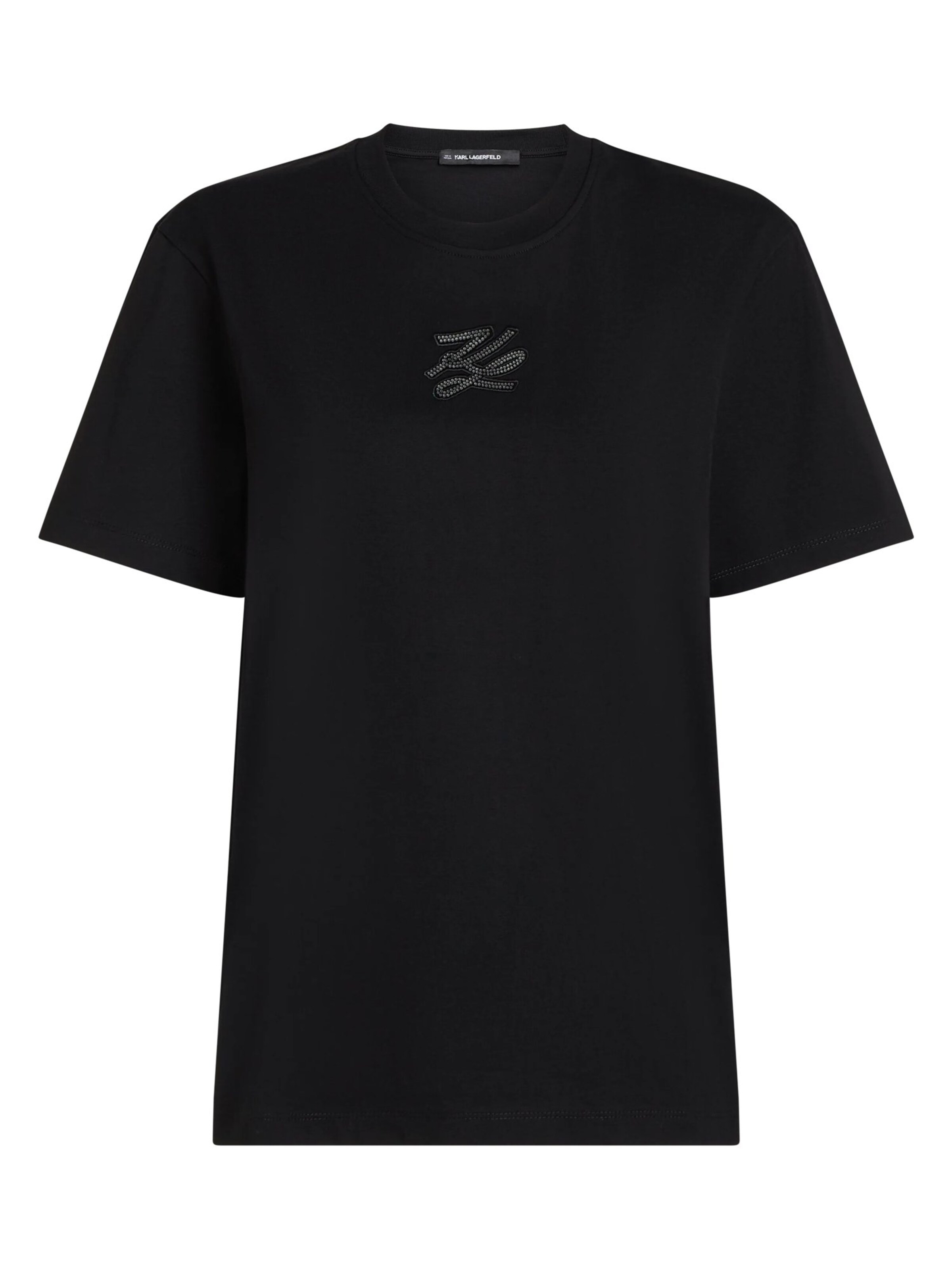 Karl Lagerfeld Koszulka 'Autograph' w kolorze czarny: przód
