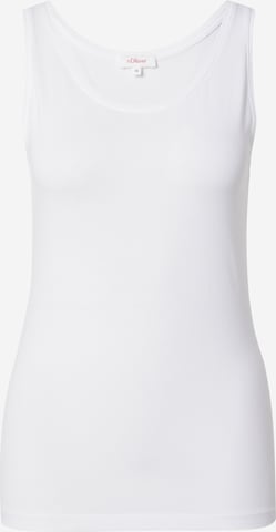 s.Oliver Top in Wit: voorkant