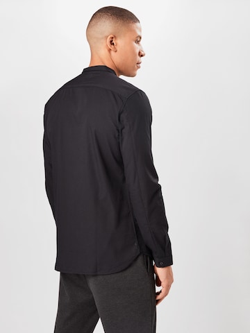 NOWADAYS Slim fit Button Up Shirt in Black