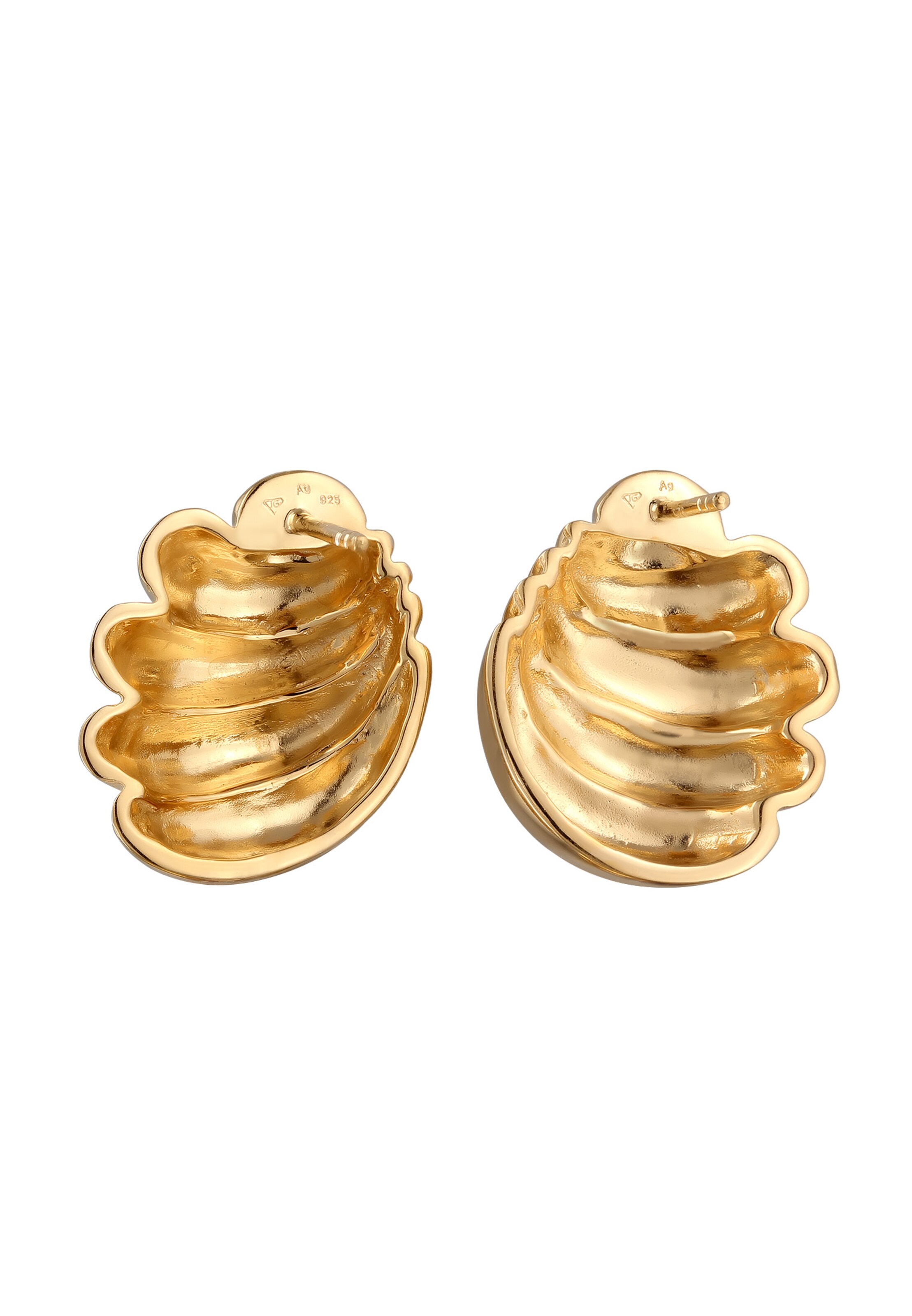 Boucles d'oreilles 'Muschel' ELLI PREMIUM en or