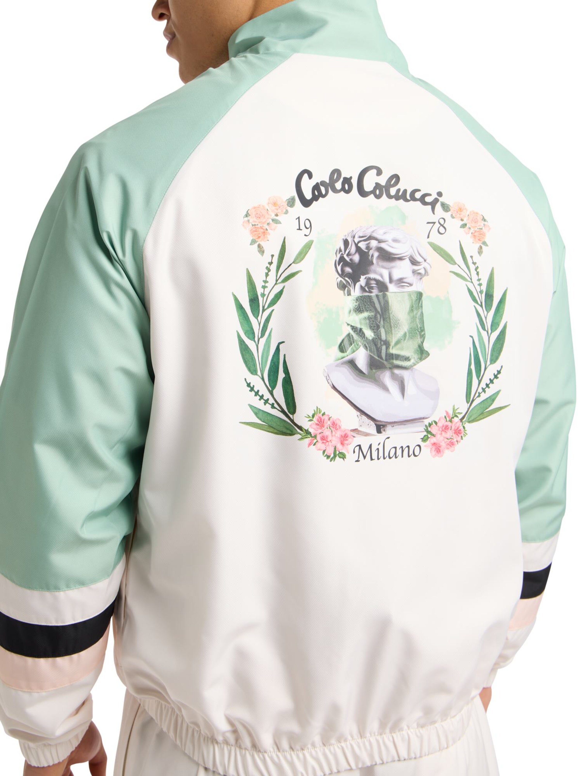 Hanorac 'Eheim' de la Carlo Colucci pe alb