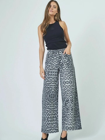 co'couture Regular Broek ' Leo ' in Grijs