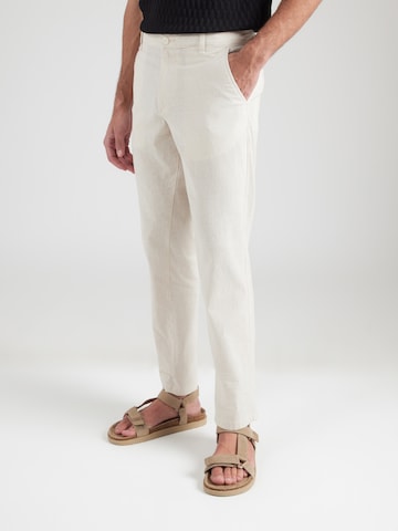 JACK & JONES Štandardný strih Chino nohavice 'JPSTOLLIE JJDAVE' - Biela: predná strana