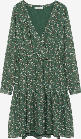 VIOLETA by Mango Kleid 'Isabel 8' in braun / grün / schwarz / weiß, Produktansicht