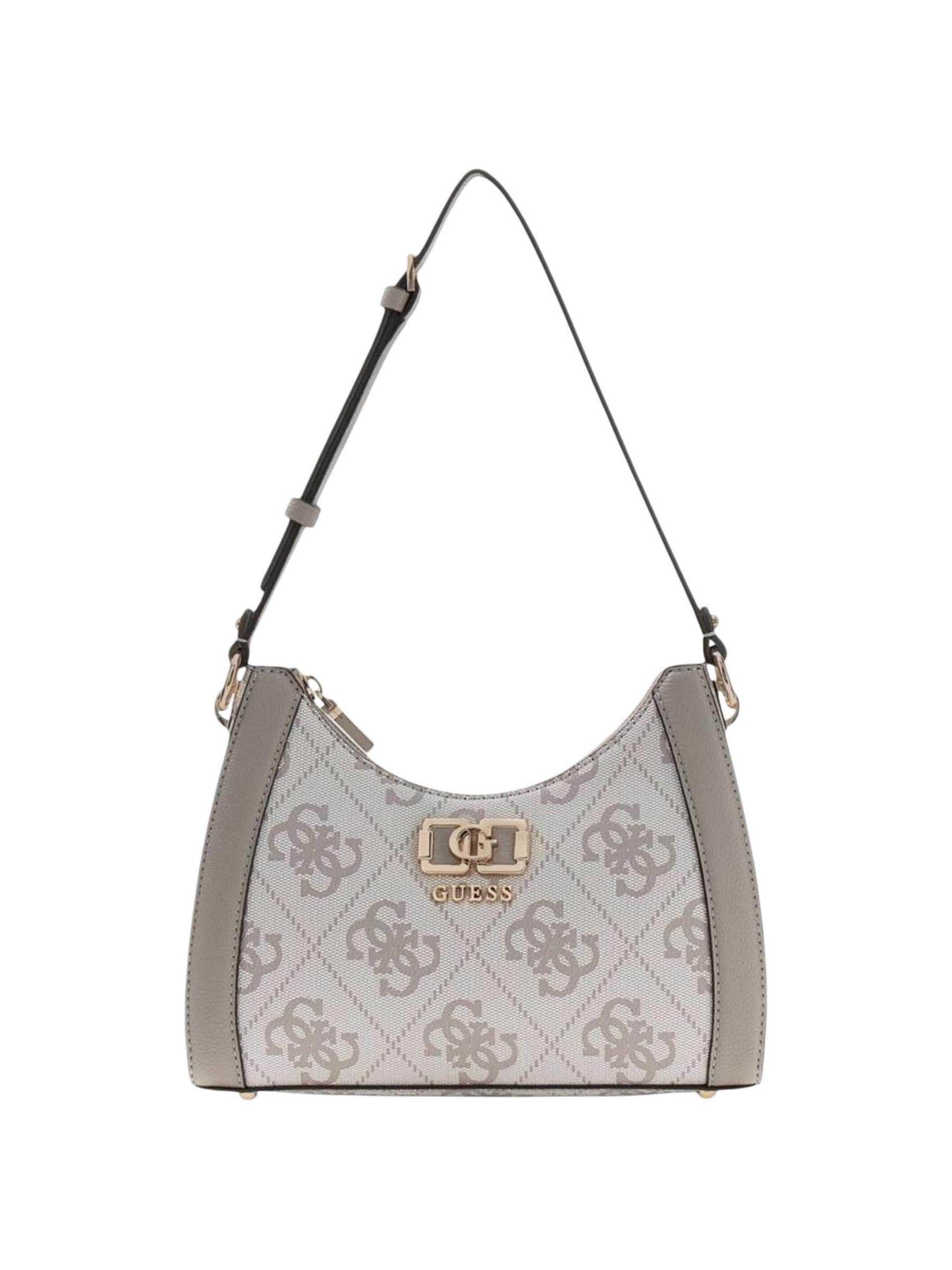 GUESS Schultertasche 'KARNILLA'‌‌‌‌‌‌ in Grau: Vorderseite