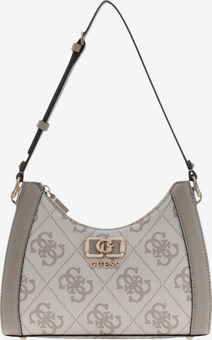 GUESS Schultertasche 'KARNILLA' in Grau: Vorderseite