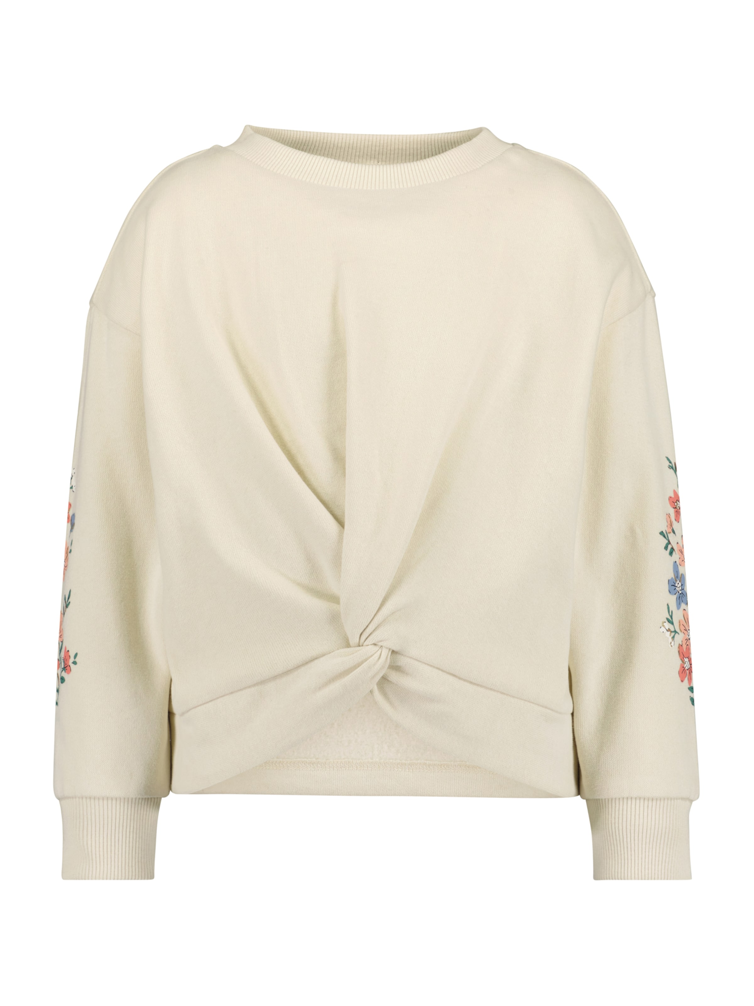 BLUE SEVEN Μπλούζα φούτερ σε λευκό: μπροστά