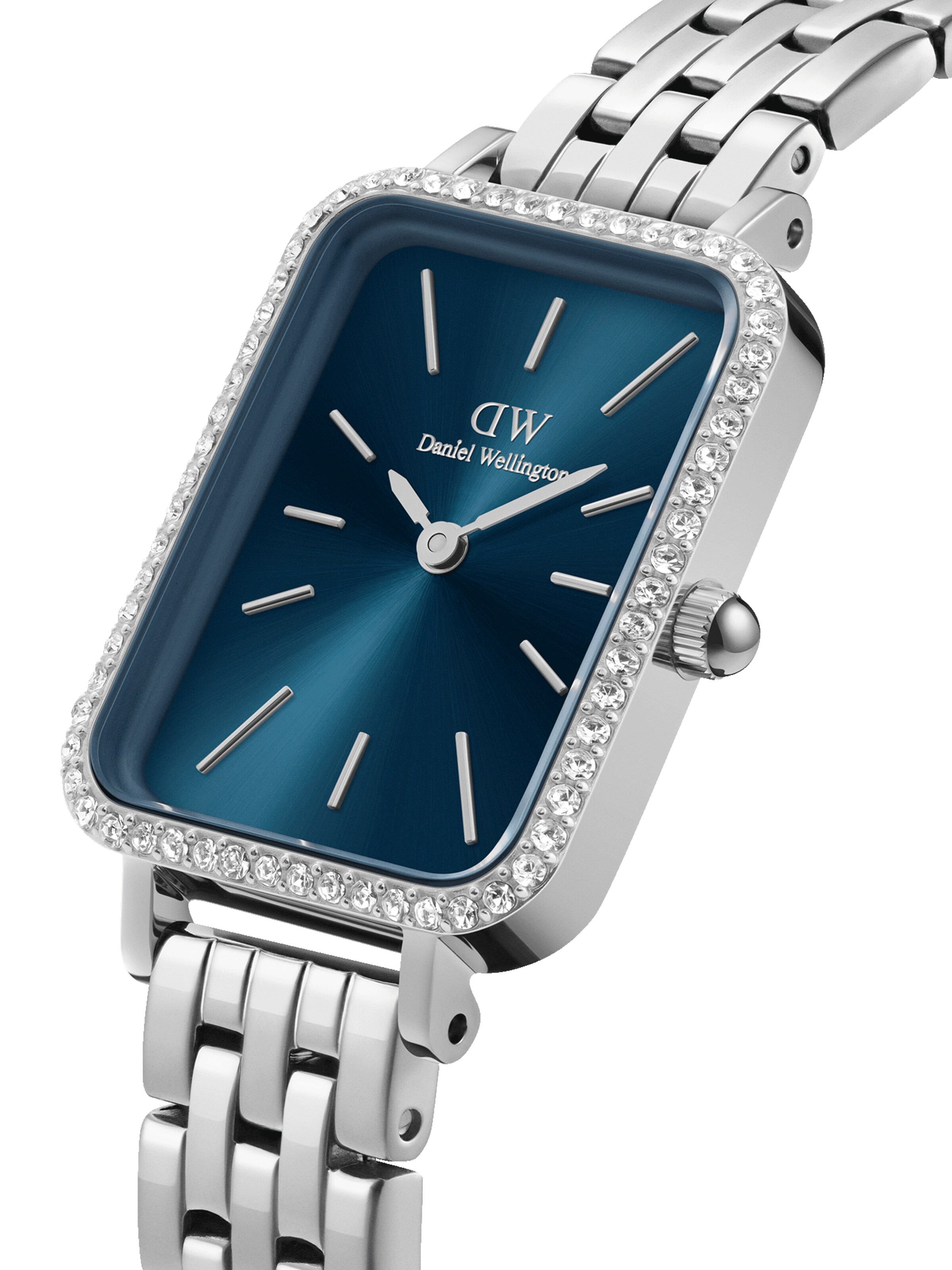 Daniel Wellington Analog Watch 'Quadro' in Silver