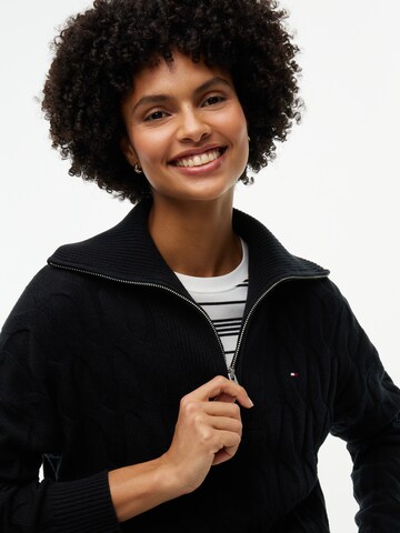 TOMMY HILFIGER Pullover in Schwarz