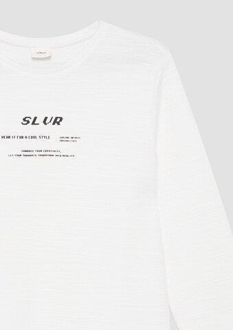 T-Shirt s.Oliver en blanc