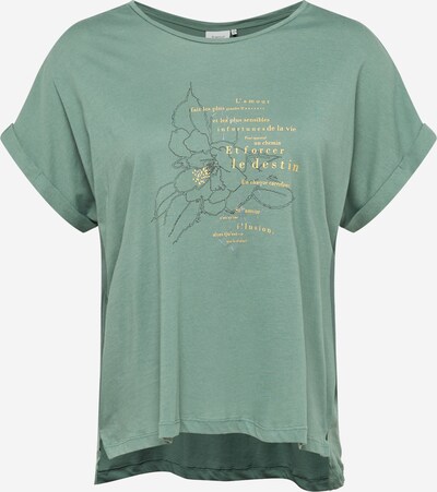 Fransa Curve Shirt 'SIA' in Gold / Green / Black, Item view