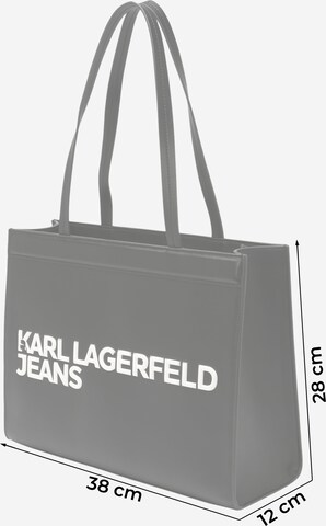 KARL LAGERFELD JEANS Nákupní taška – černá