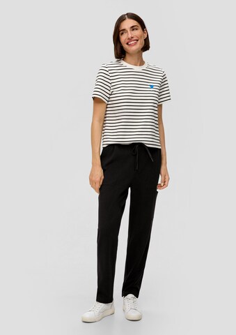 Coupe slim Pantalon s.Oliver en noir