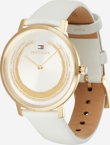 TOMMY HILFIGER Analog Watch in White: front