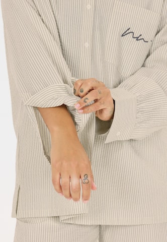 NOU Langarmbluse 'Atala' in Beige