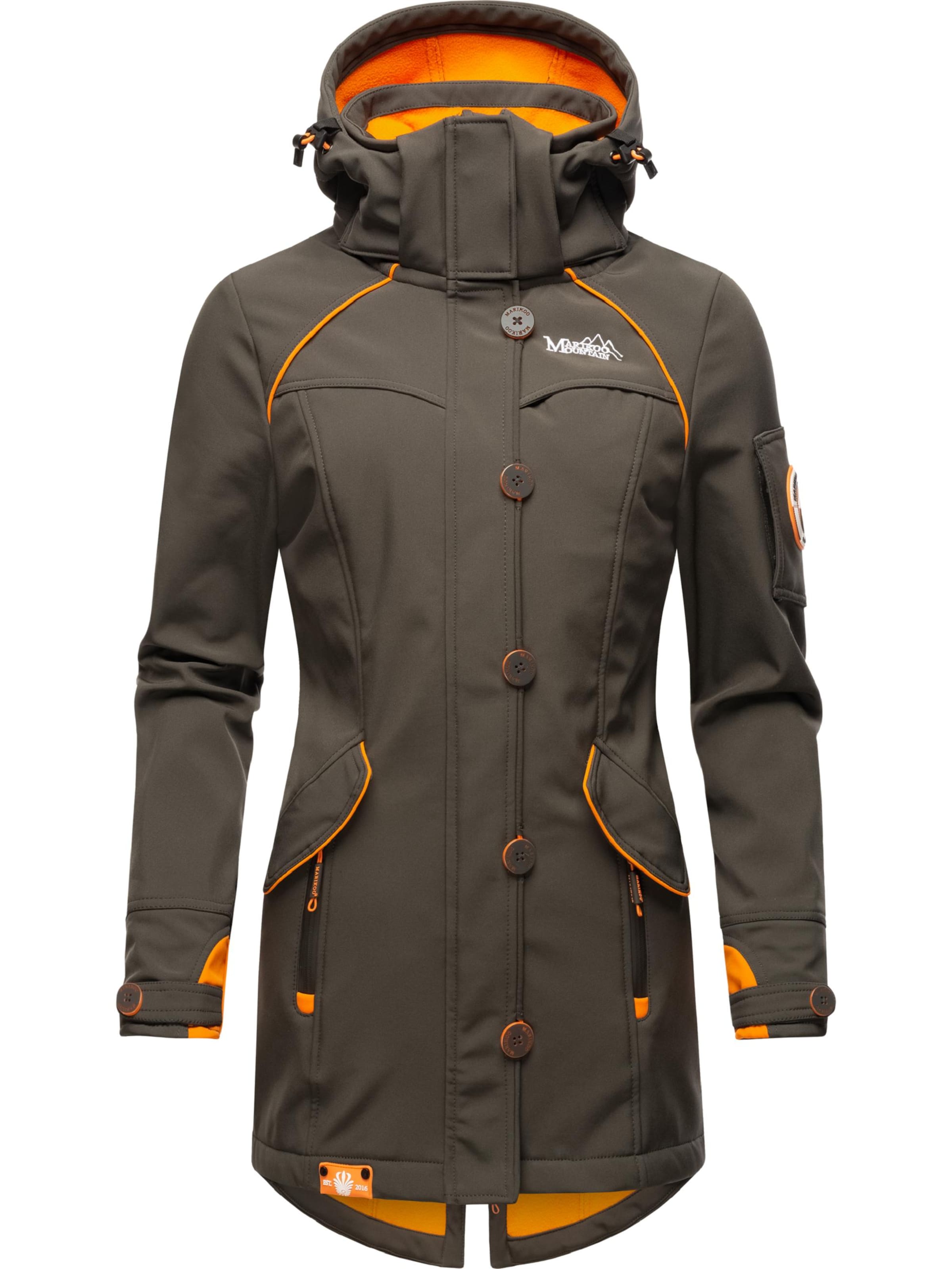 Giacca funzionale 'Soulinaa' di MARIKOO in marrone: frontale