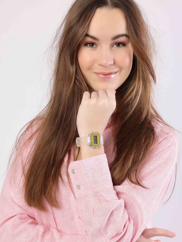 Q&Q Digitaal horloge in Transparant: voorkant