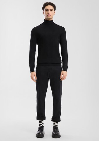 Coupe slim Pantalon chino QS en noir