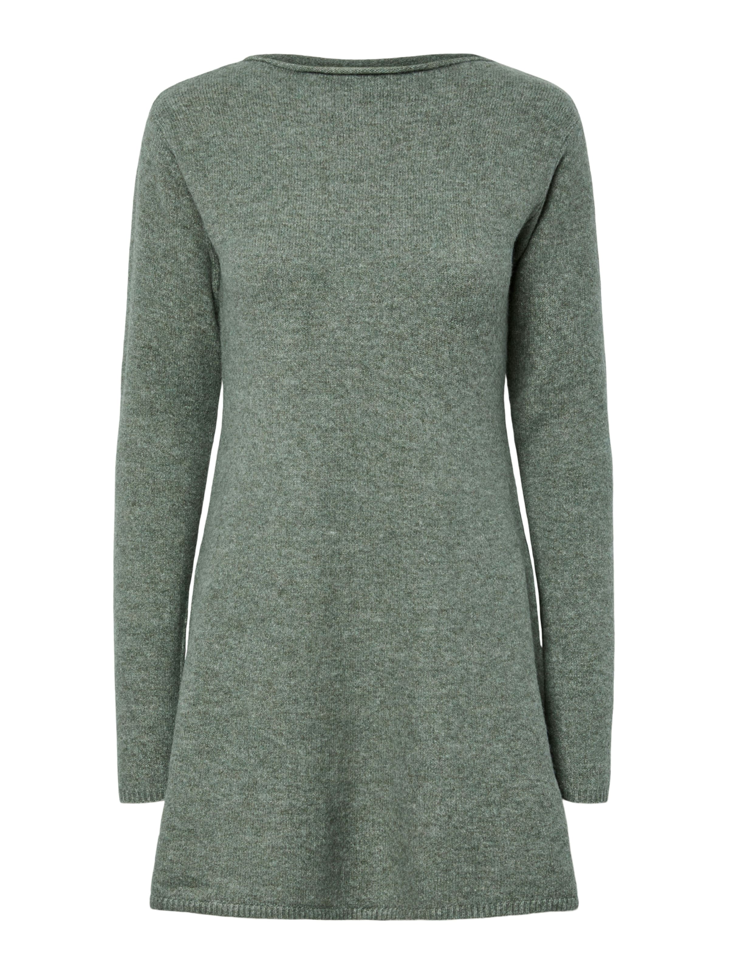 PIECES - Vestido de punto 'PCJUNNA' en verde: frente